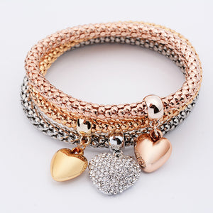 3Pcs Charm Pulseiras